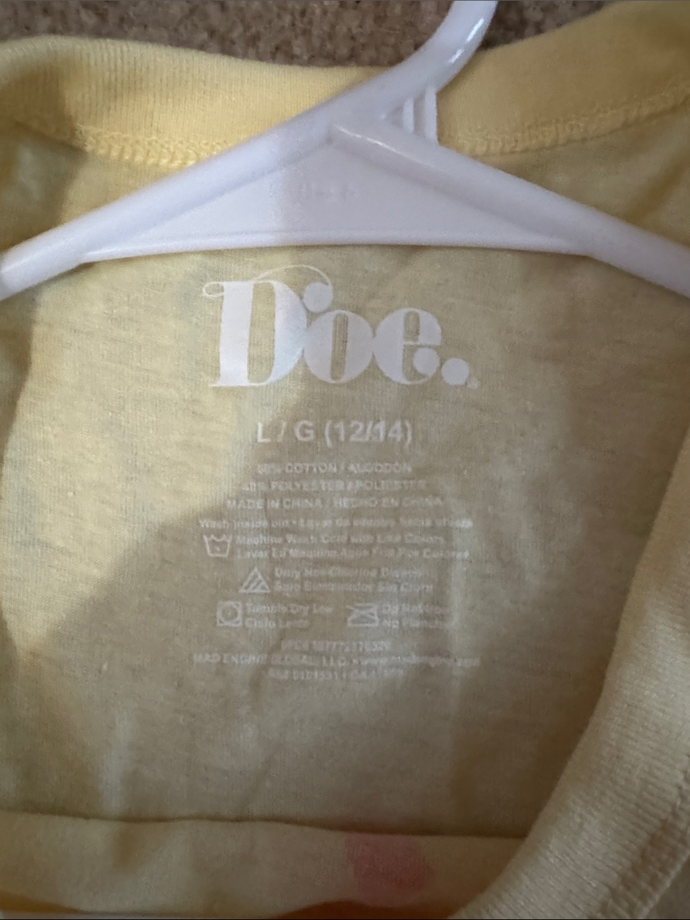 Pasta Club Italy Graphic Tee - Yellow - Picture 3 of 6